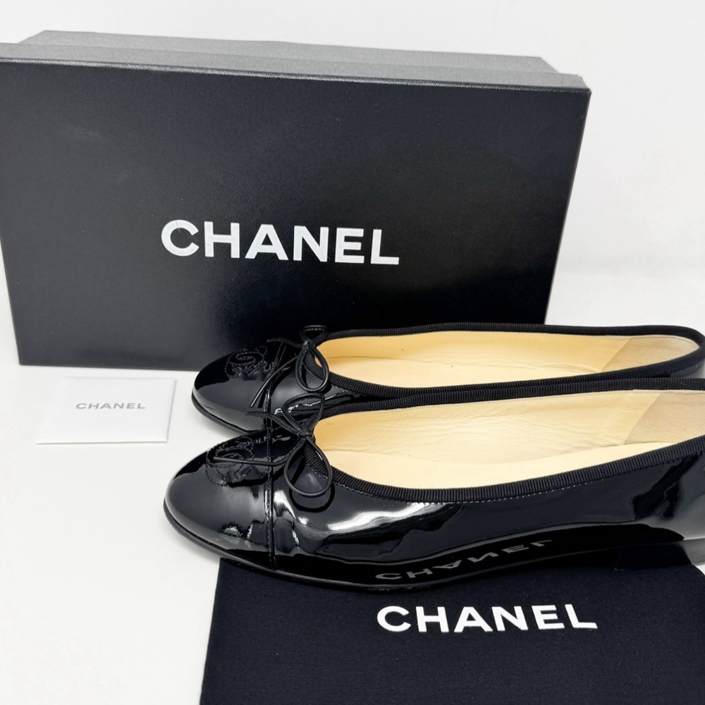 Chanel Patent Ballet flats